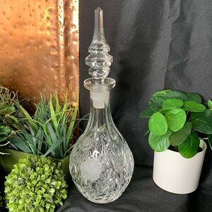 Vintage crystal glass wine/whiskey decanter / carafe / bottle by Nachtmann